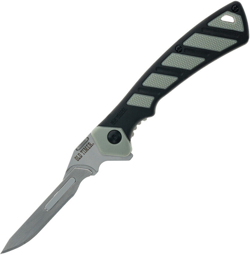 Schrade Replaceable Blade Linerlock Folding Knife W/ Blades 1123114