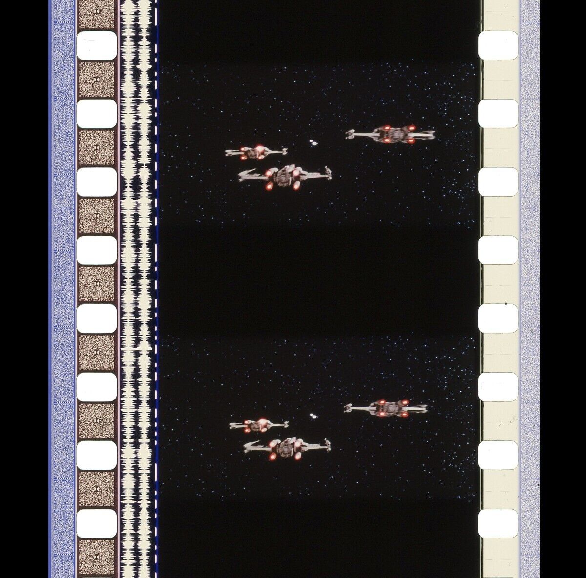Star Wars: Return of Jedi - X-Wing formation - 35mm 5 cell film strip FL049