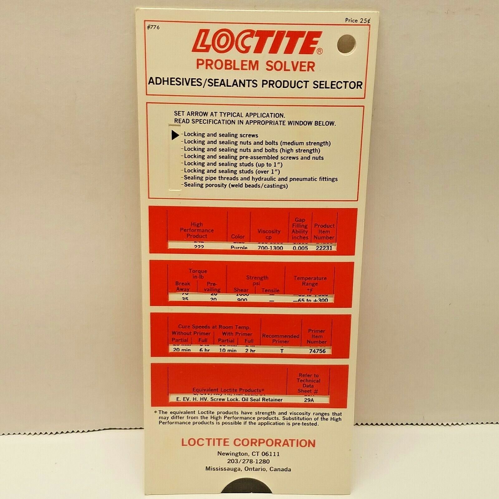 VTG Loctite Problem Solver Adhesives Sealants Product Selector Advertising Slide