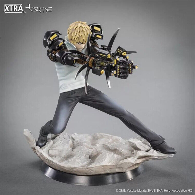 Anime ONE PUNCH-MAN Genos Figure Ornament Collection Model Statue PVC 15cm