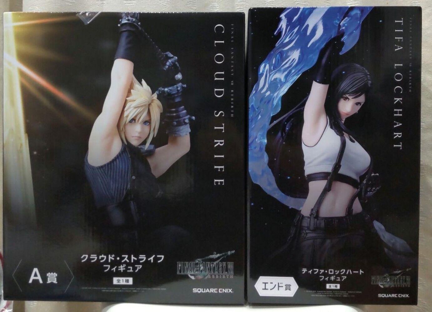 Final Fantasy VII FF7 Rebirth Kuji Tifa & Cloud Figure set A &End SQUARE ENIX