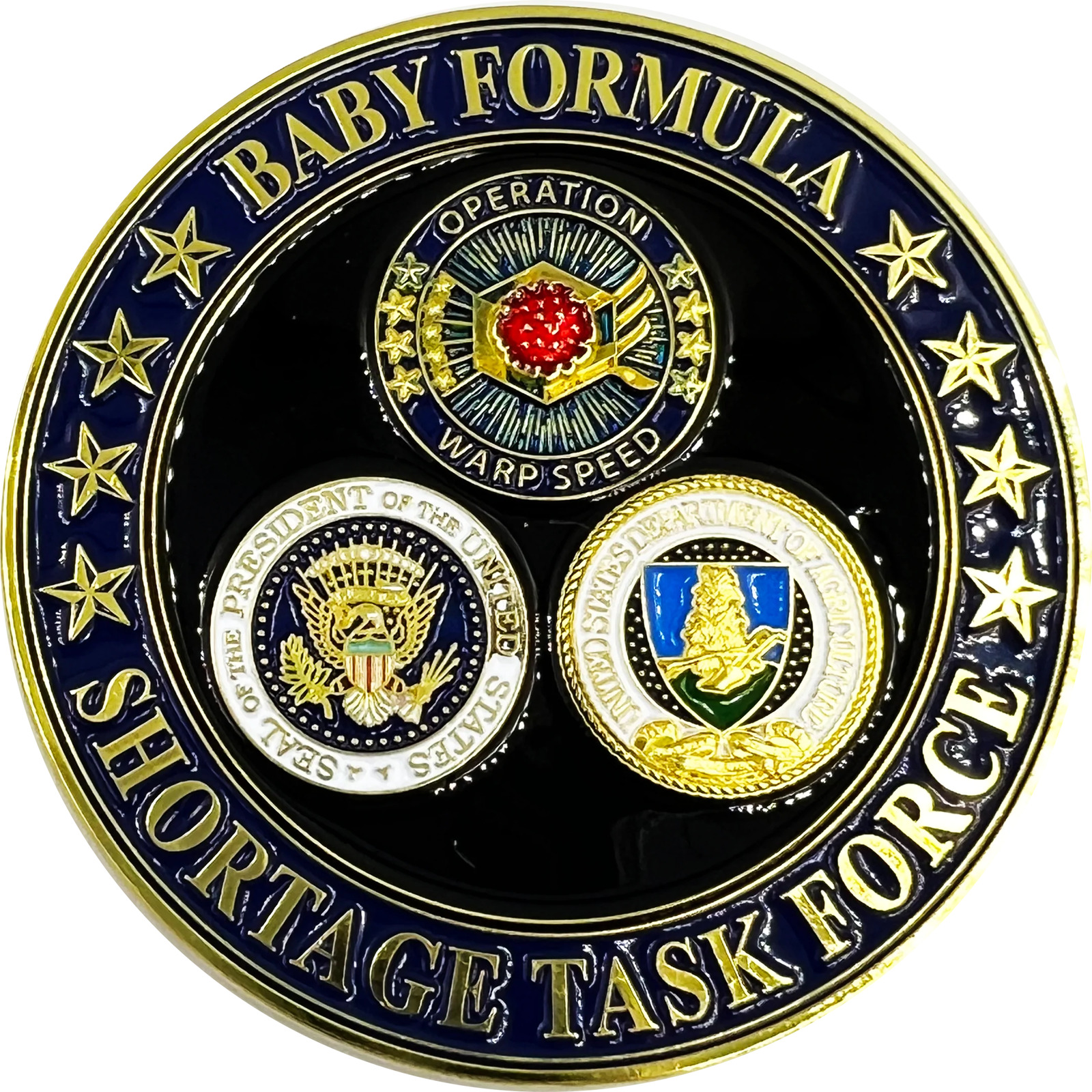 CL4-01 Operation Warp Speed Challenge Coin Baby Formula Shortage Task Force Depa