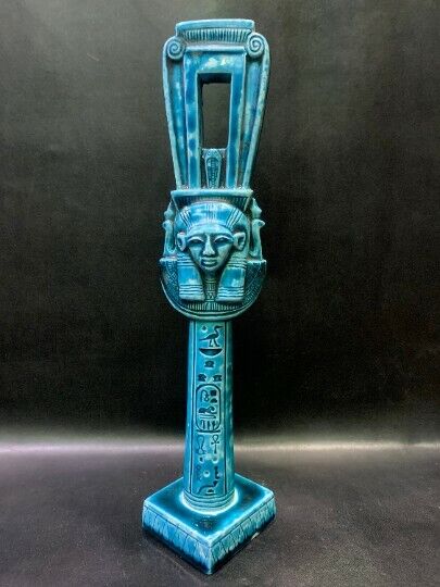 RARE Replica of Hathor Column Typical as Original Piece from Details to Coloring