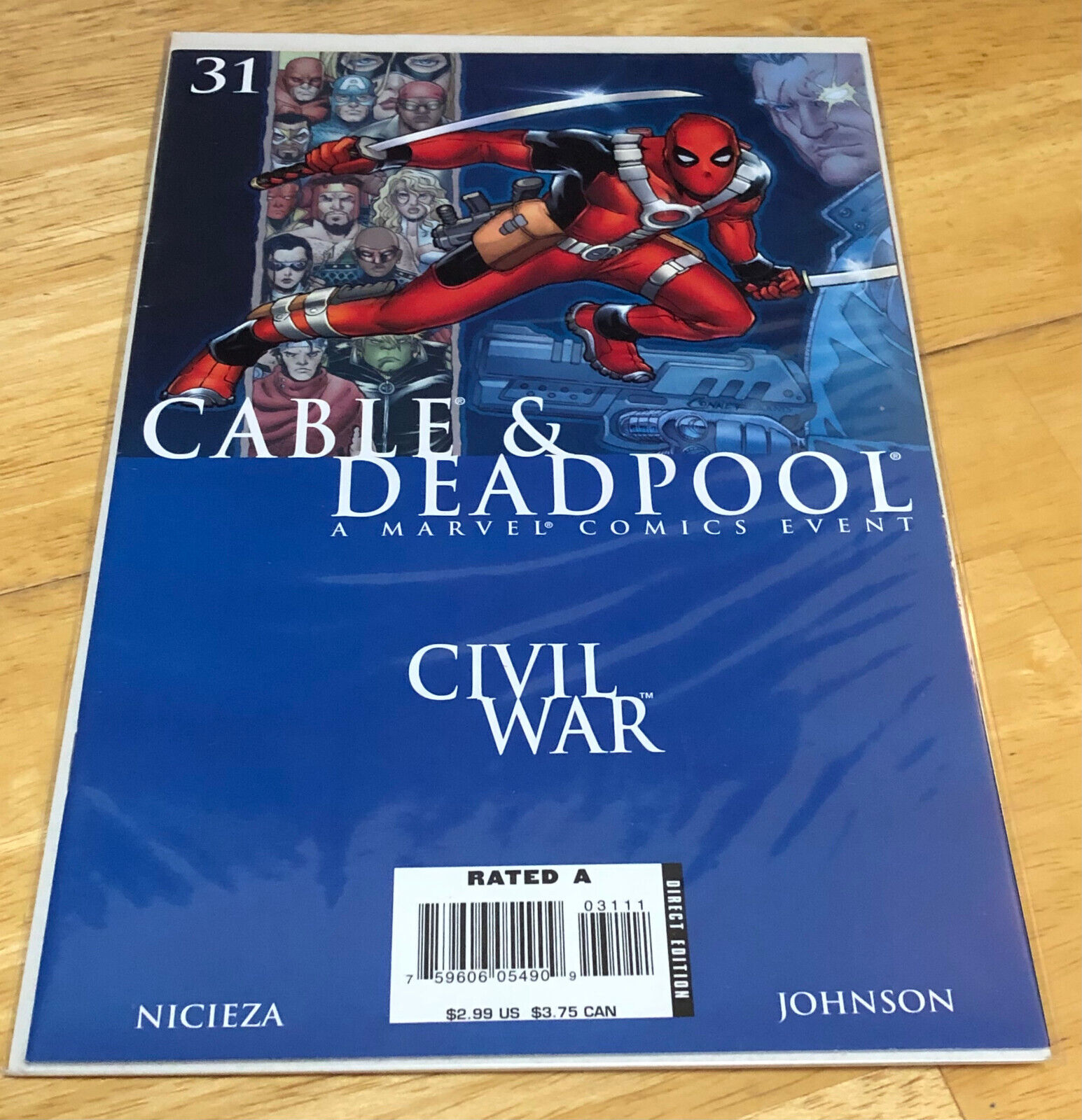 Deadpool & Cable #31 Civil War Marvel Comic Book 