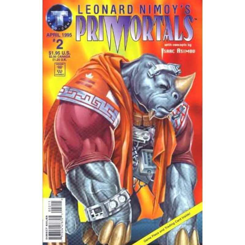Leonard Nimoy's Primortals (1995 series) #2 in NM condition. Big comics [s