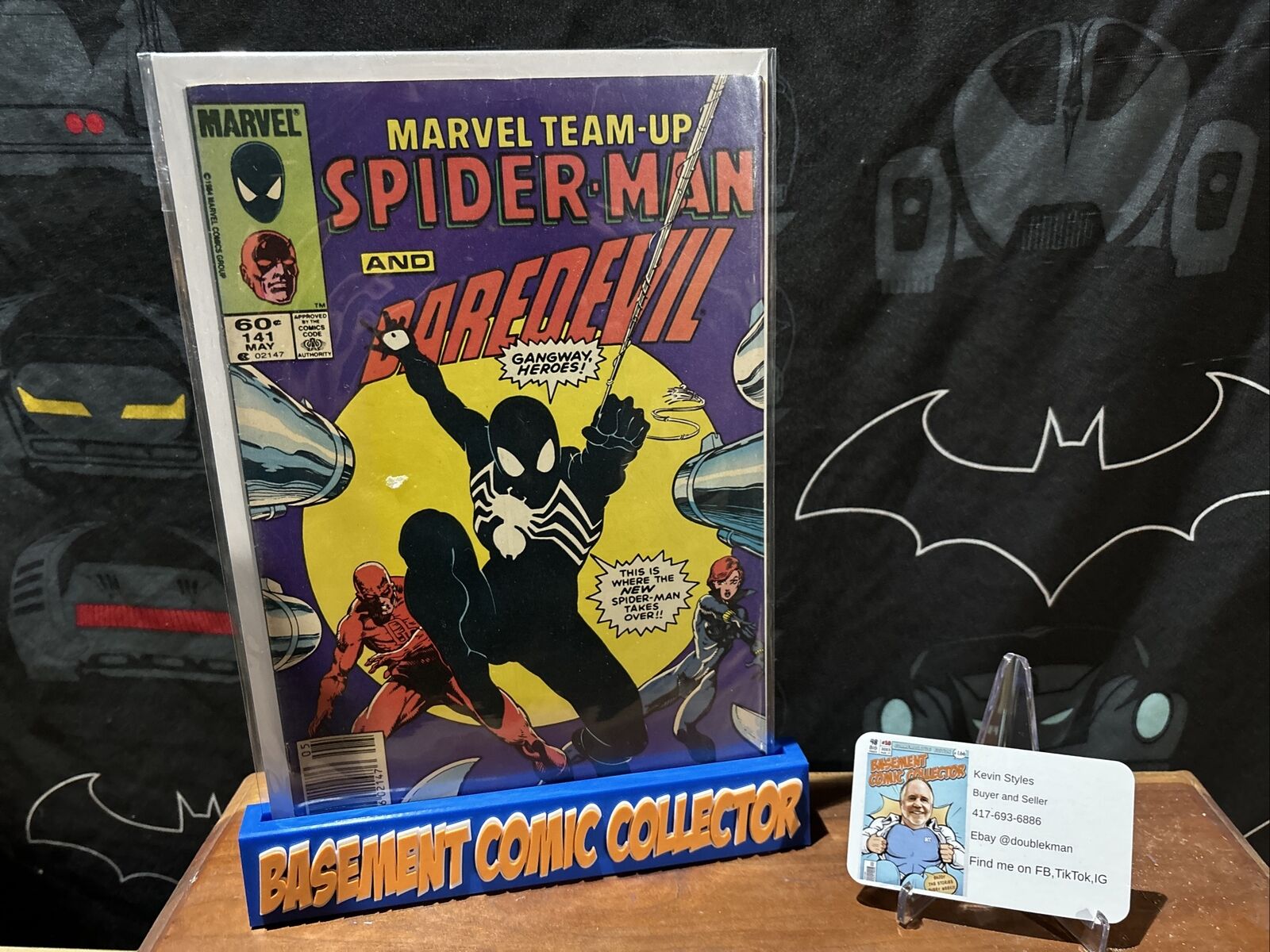 Marvel Team-Up #141 Spider-Man Daredevil Marvel Comics 1984 Black Suit Newsstand