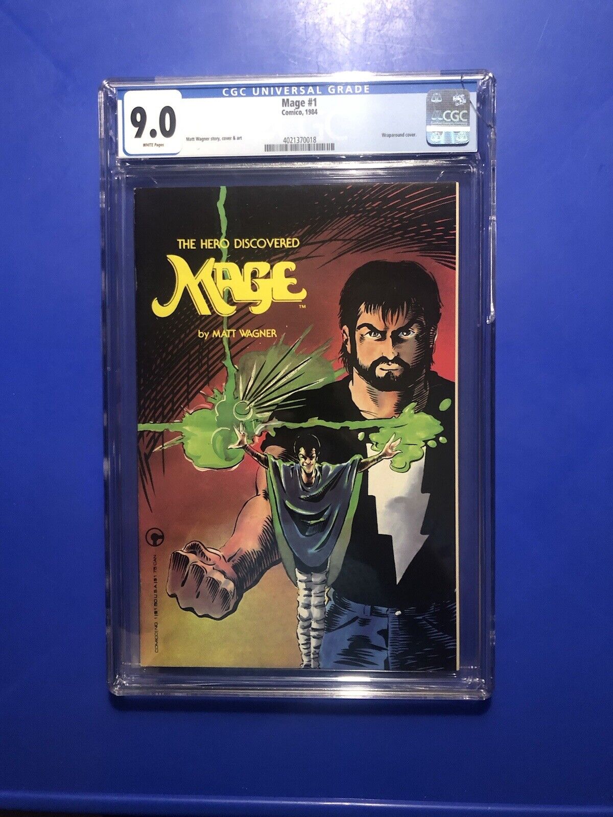 Mage The Hero Discovered #1 CGC 9.0 Cracked Case 1st Print Appearance Comic 1984