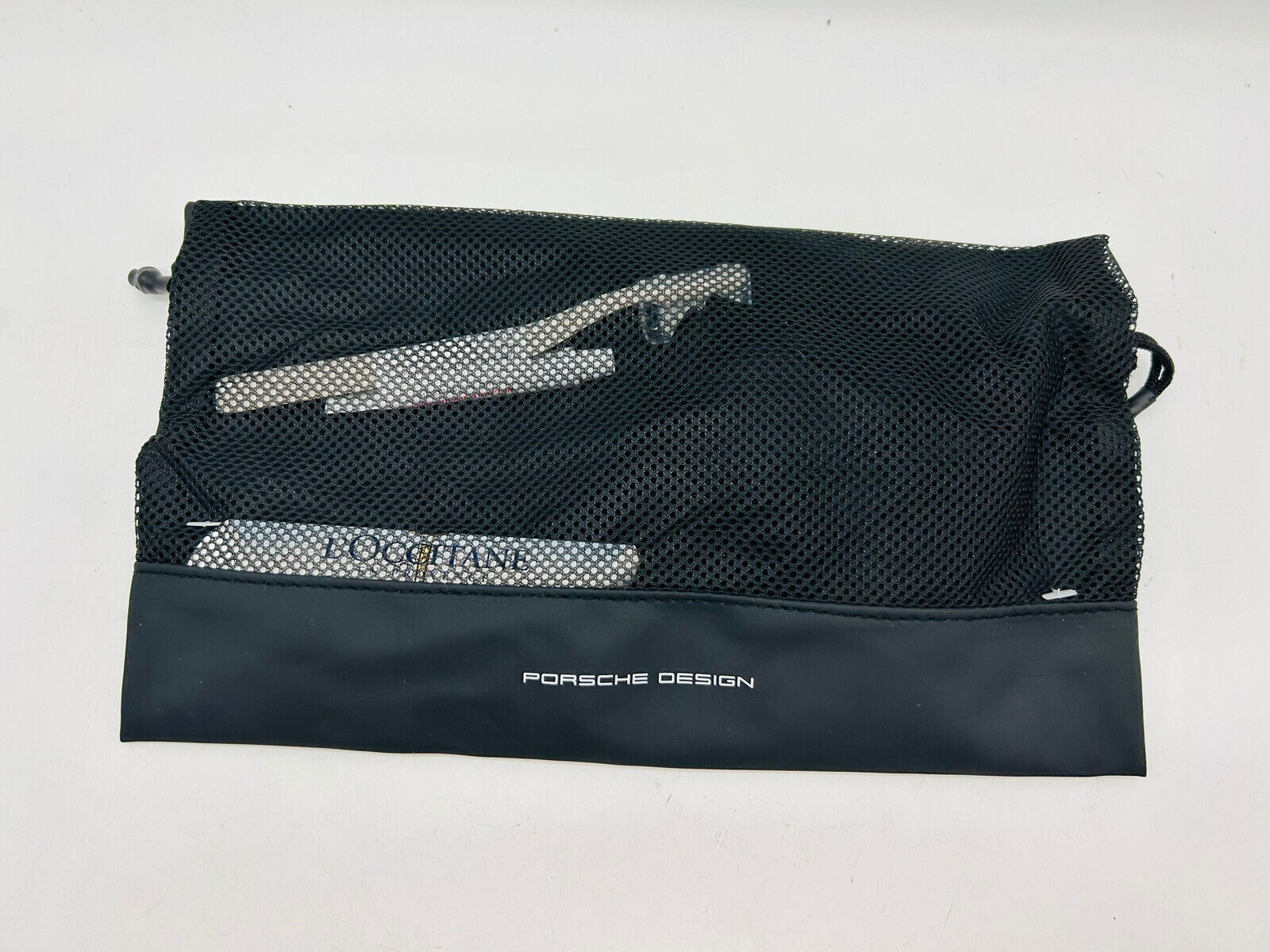 Lufthansa PORSCHE DESIGN Premium Economy Amenity Kit Bag Socks Mask Mesh