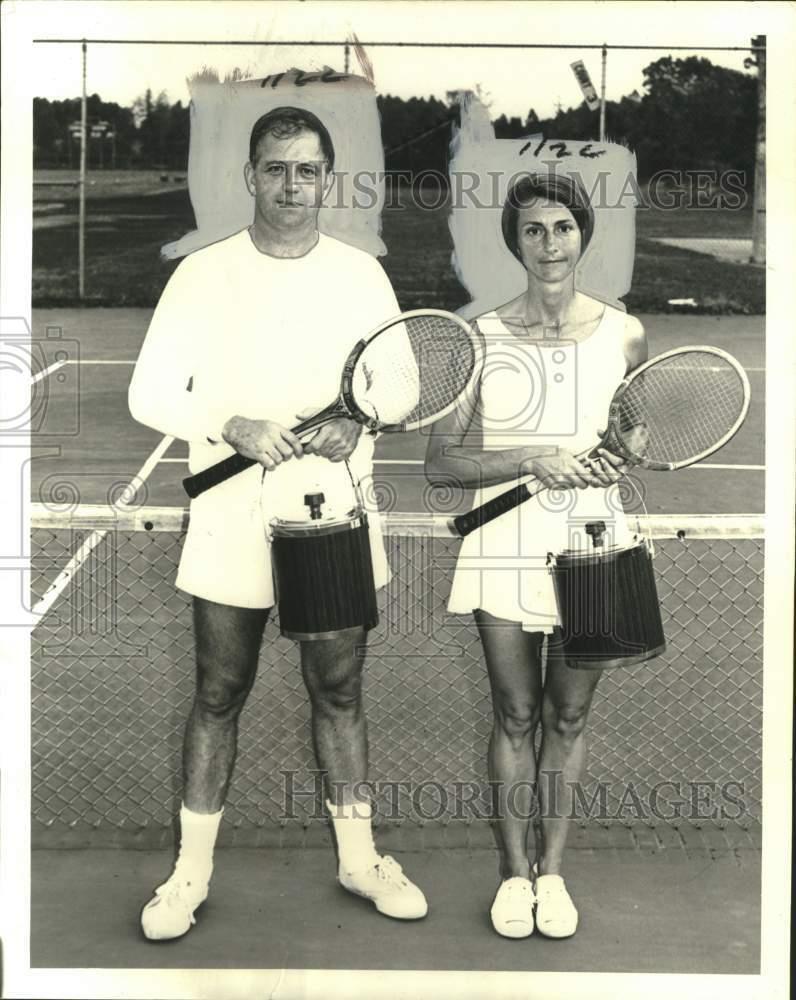 1970 Press Photo Winners in the Jefferson Women\'s Tennis Club Tournament