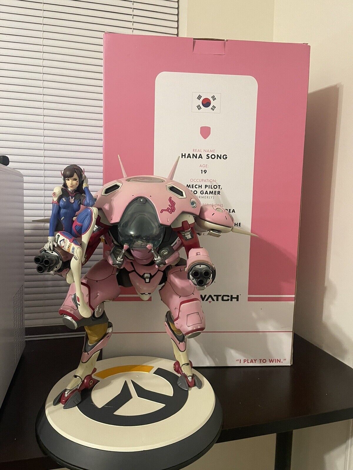 Blizzard Collectible Overwatch Hana Song Limited Statue Figure Model In Stock