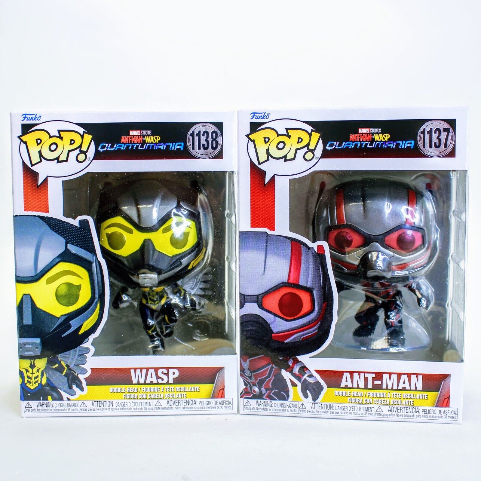 Funko POP Marvel Ant-Man and the Wasp: Quantumania - Wasp & Antman Set of 2