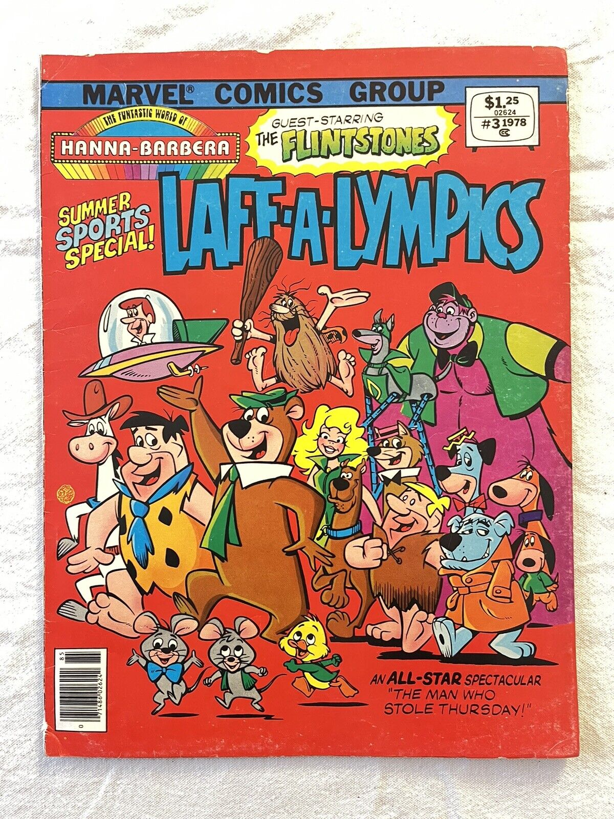 Laff-A-Lympics Comic Starring The Flintstones  #3 1978 Rare Marvel
