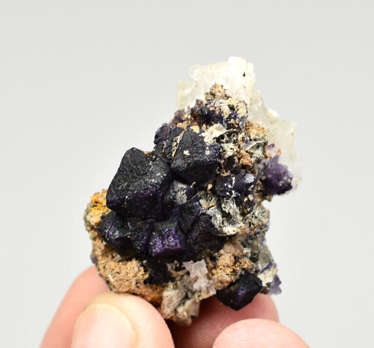Fluorite with Calcite - Heson Mine, La Paz Co., Arizona
