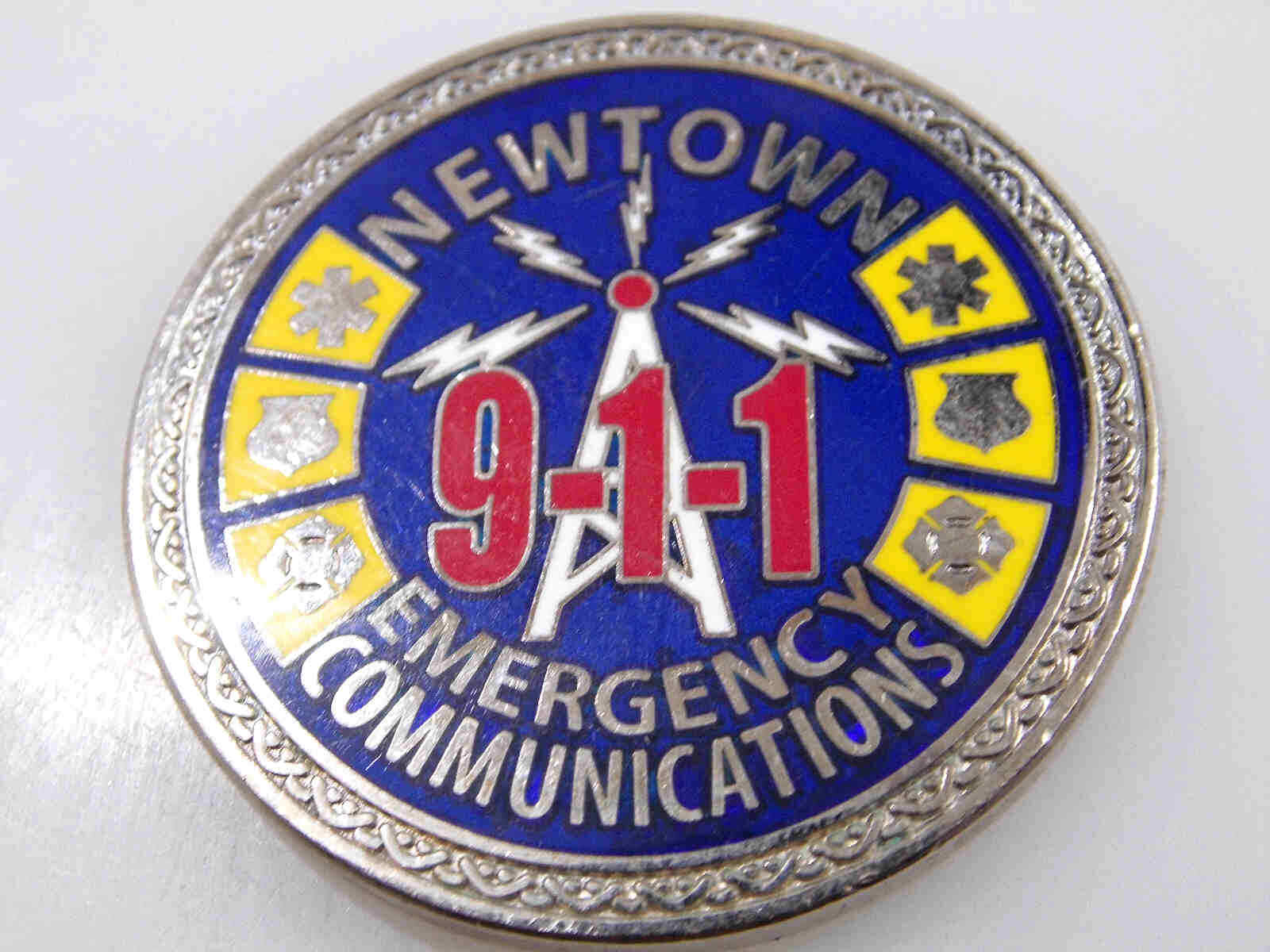 NEWTOWN EMERGENCY COMMUNICATIONS 9-1-1 CHALLENGE COIN