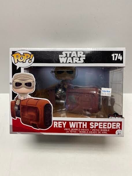 Star Wars Rey With Speeder Funko Pop (#174) Official Celebration Sticker