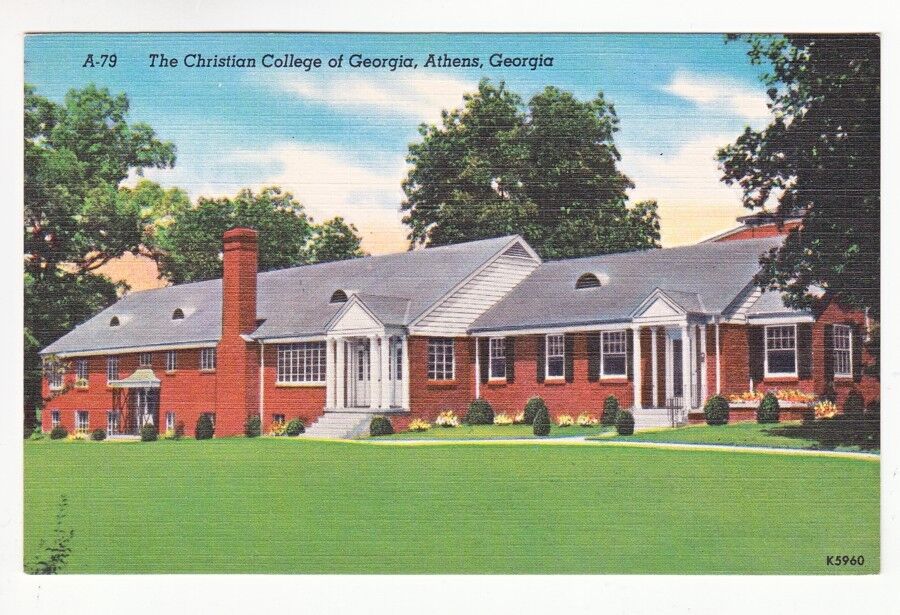 Postcard: Christian College of Georgia, Athens