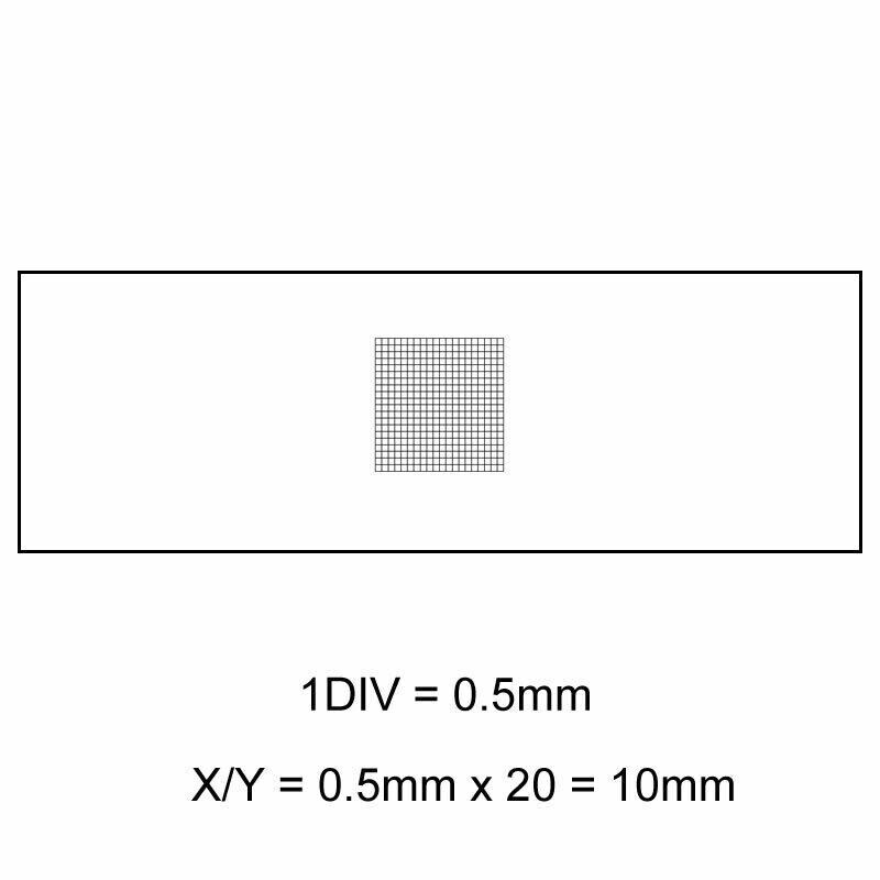 DIV  0.5mm Microscope Micrometer Calibration Slides  Stage Micrometer Slide