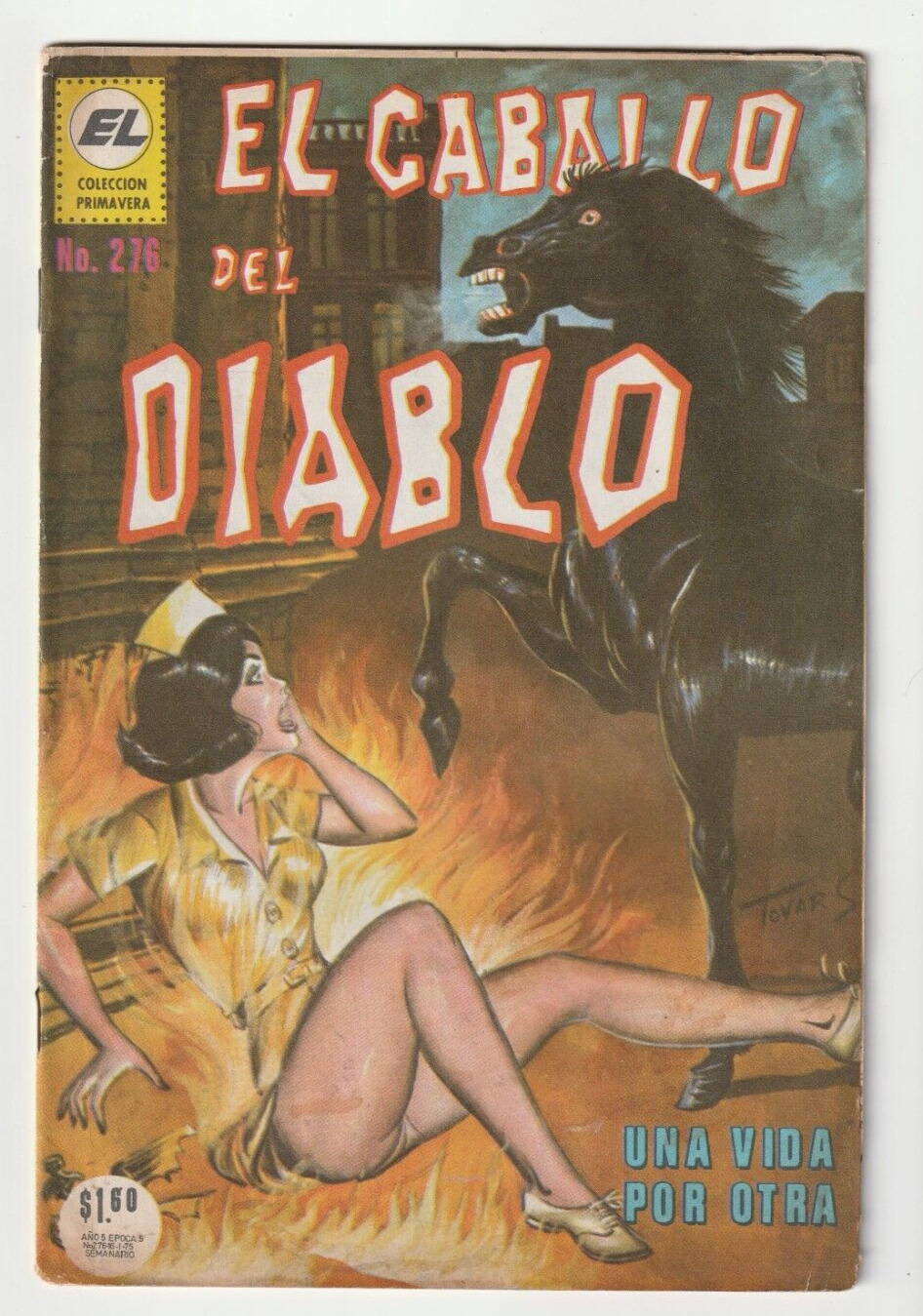 El Caballo del Diablo #276 - Spicy Mexican Pulp - Mexico 1975