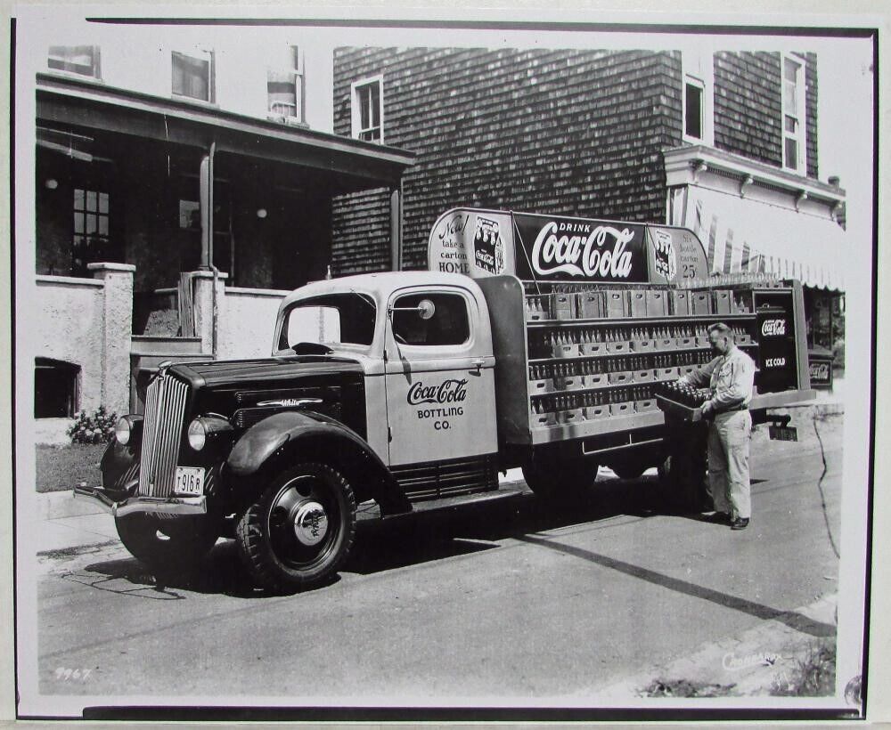 1933 White Truck Press Photo - Coca-Cola Bottling Co - Enlargement