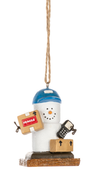 Ganz Midwest of Cannon Falls Original S'more Delivery Driver Ornament