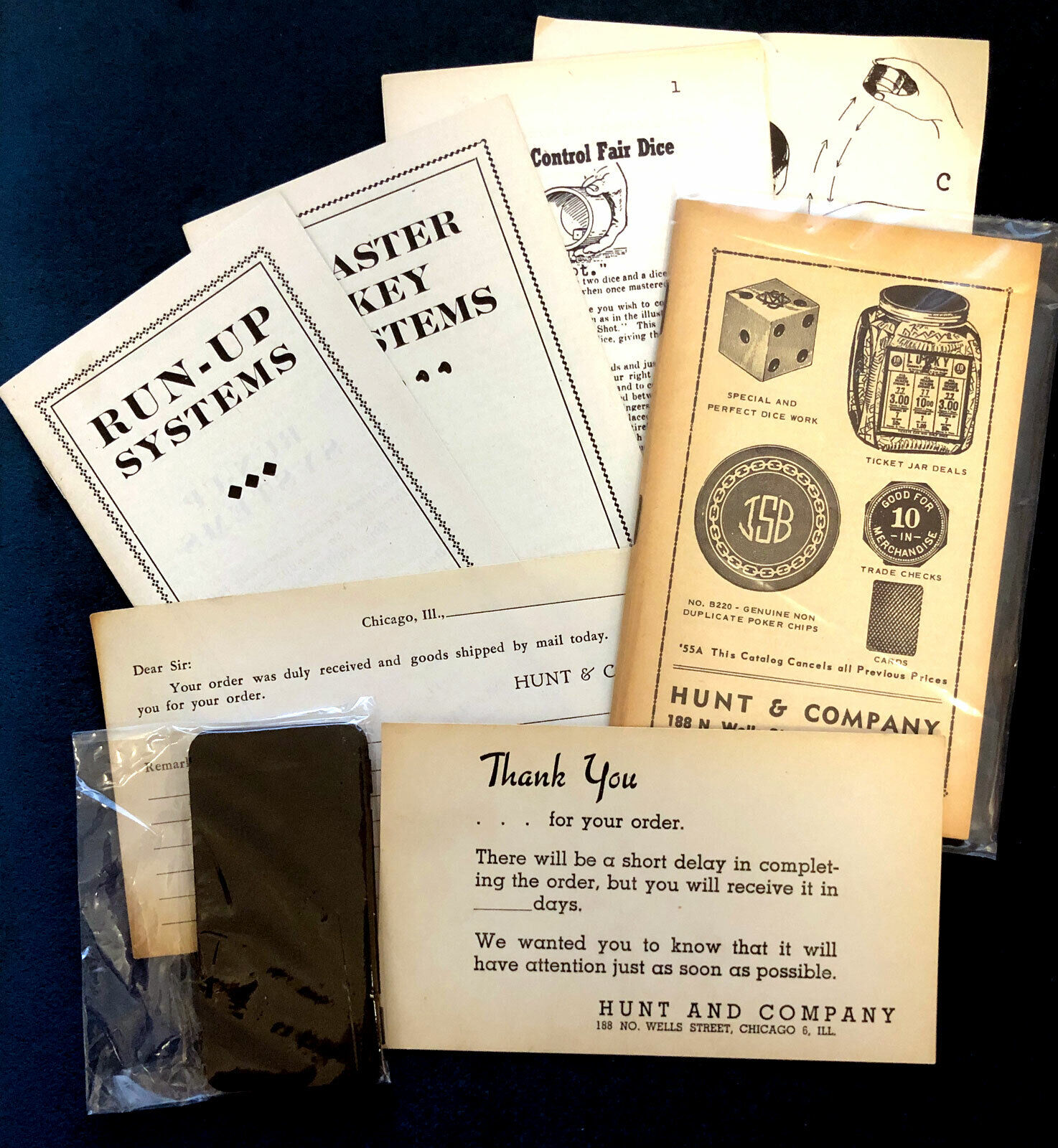 Original Hunt & Co Gambling/Cheating Collection