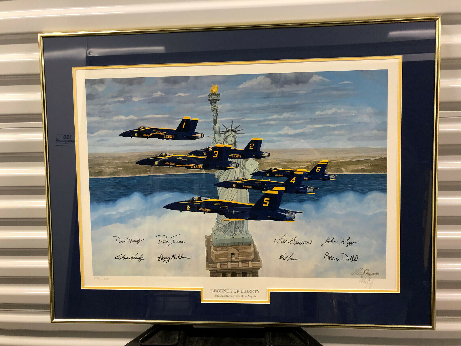 US Navy Blue Angels Legends of Liberty Numbered Print # 874 of 2500 markystore
