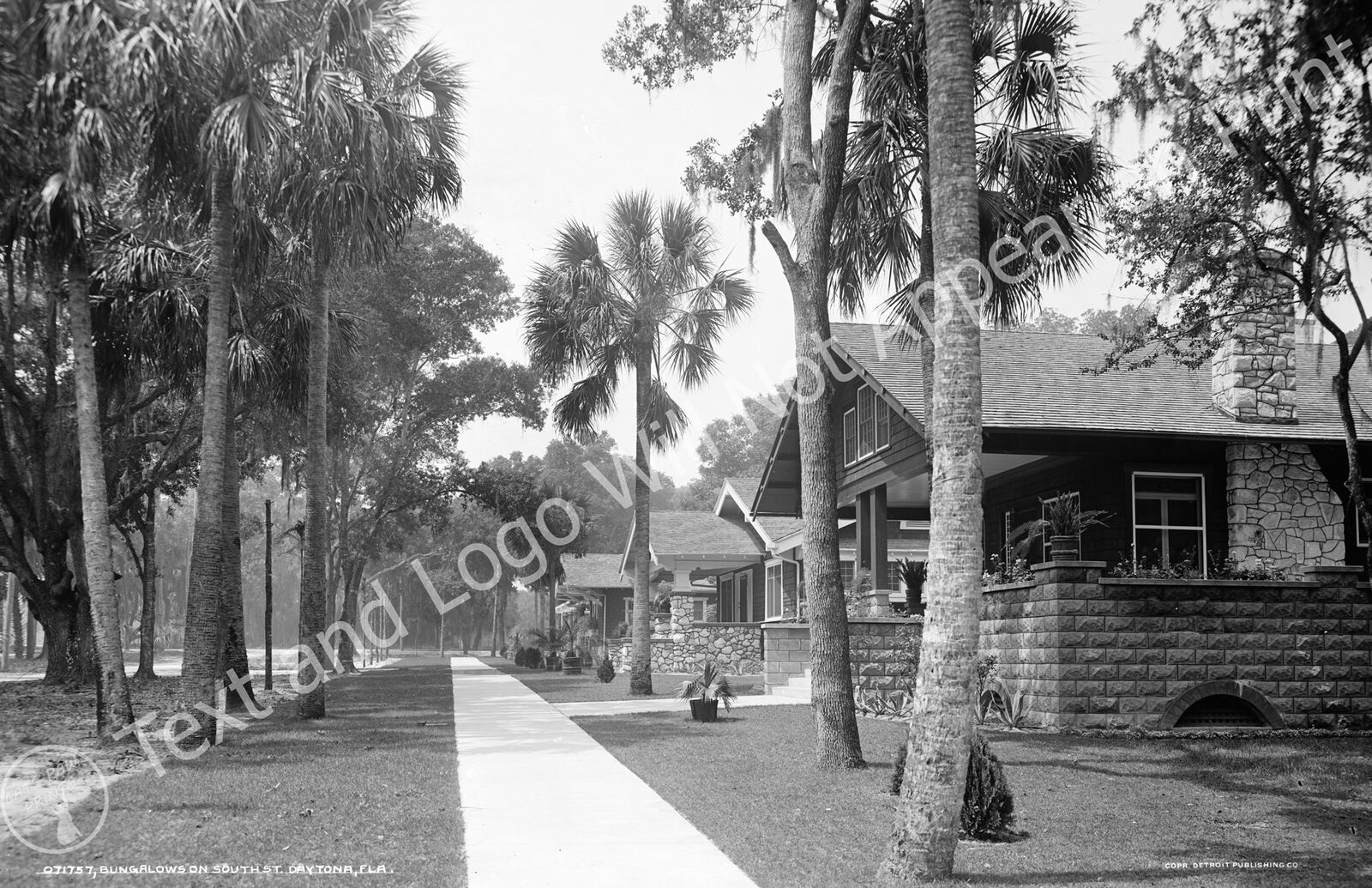 1915 Bungalows on South St, Daytona, Florida Old Photo 11\