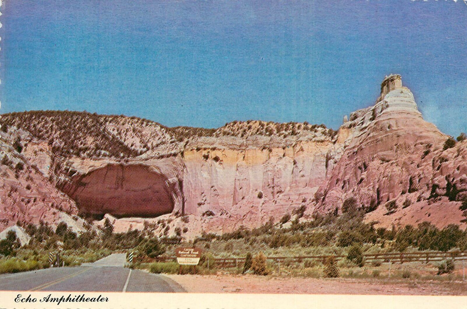 Echo Amphitheater Carson National Forest New Mexico Postcard