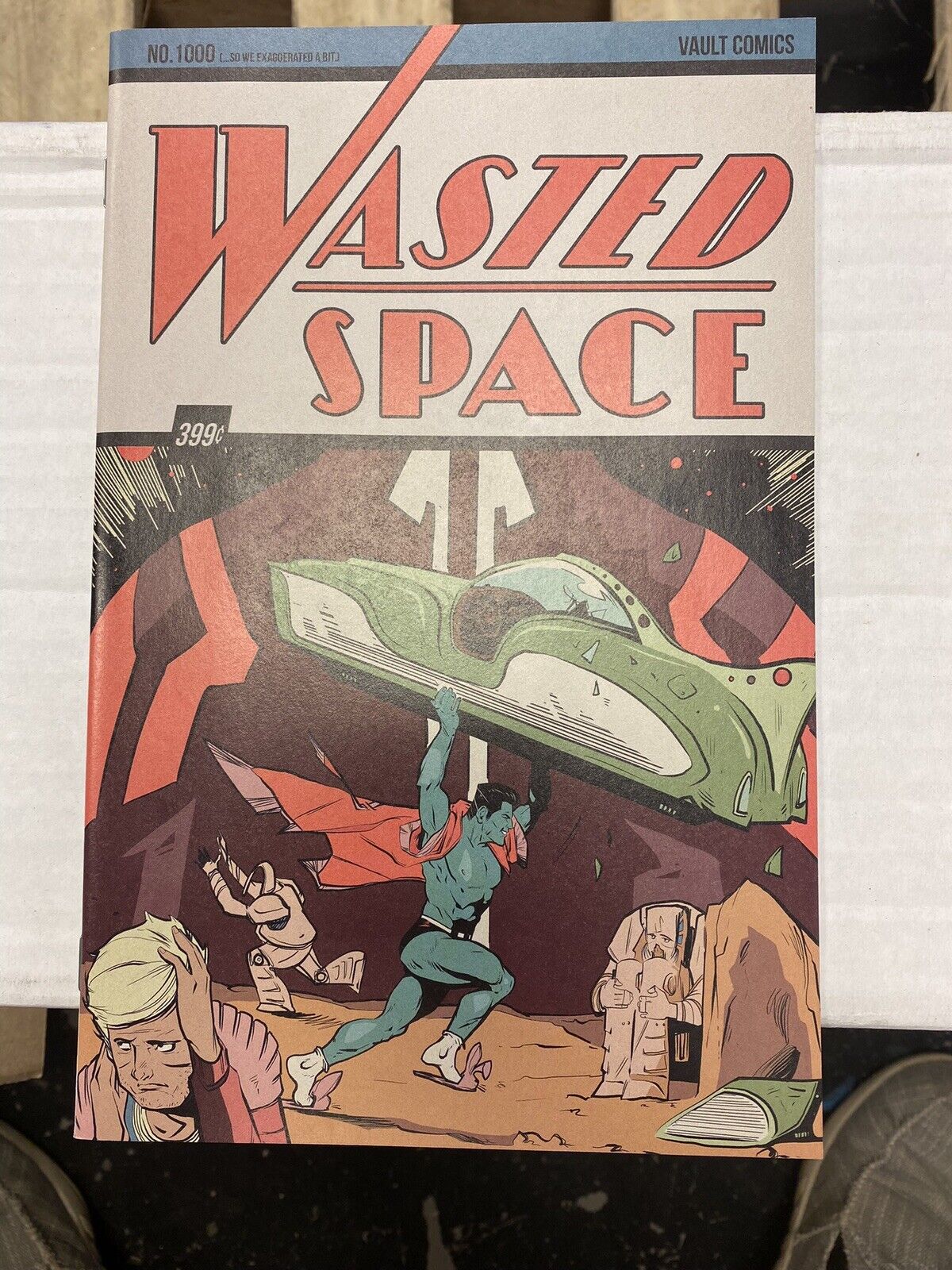 WASTED SPACE #1🔥🔥Variant 2nd Print Crisis NM Low Print, Hard To Find Vault