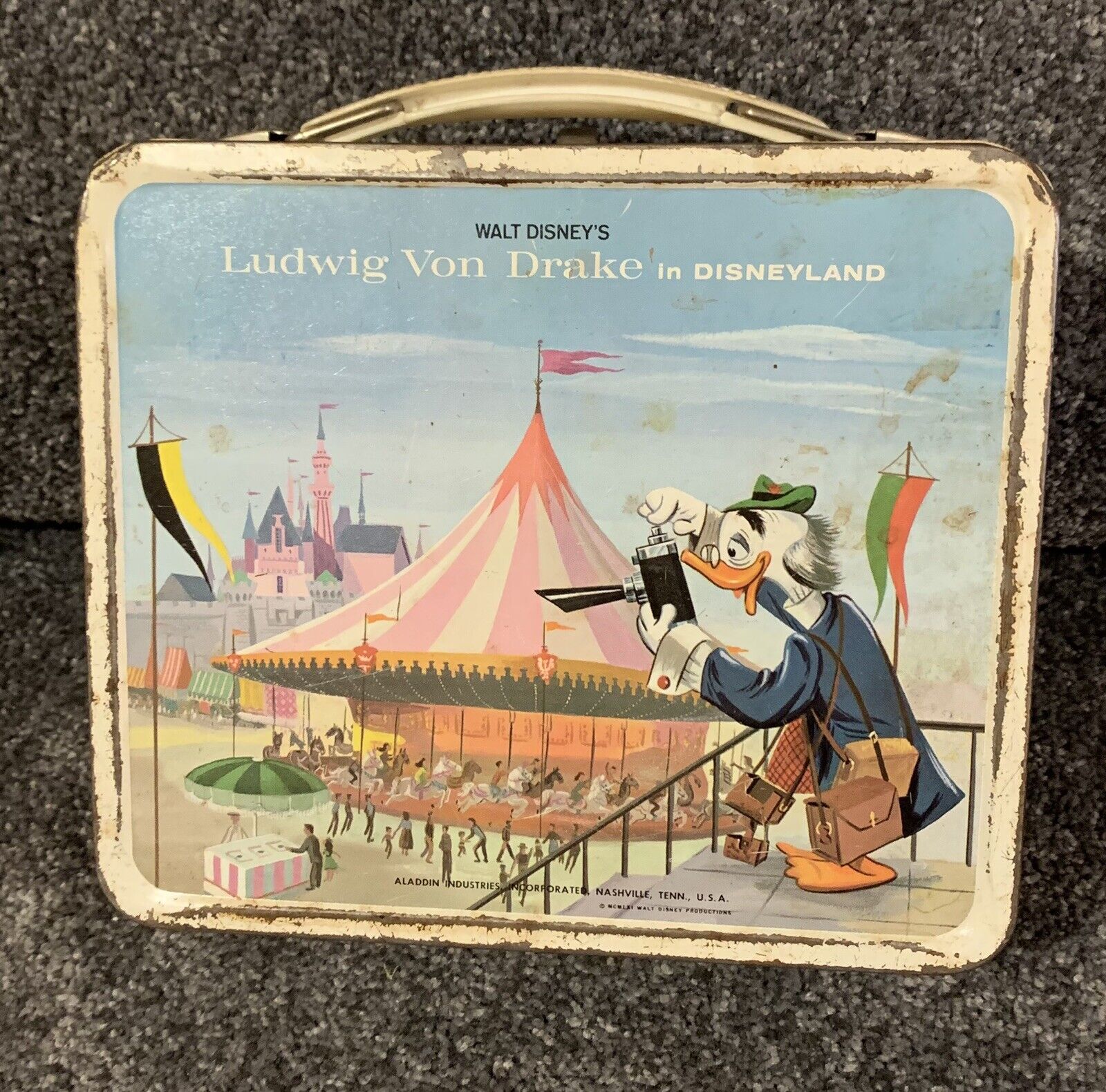 Walt Disney Ludwig Von Drake Lunch Box Tin No Thermos