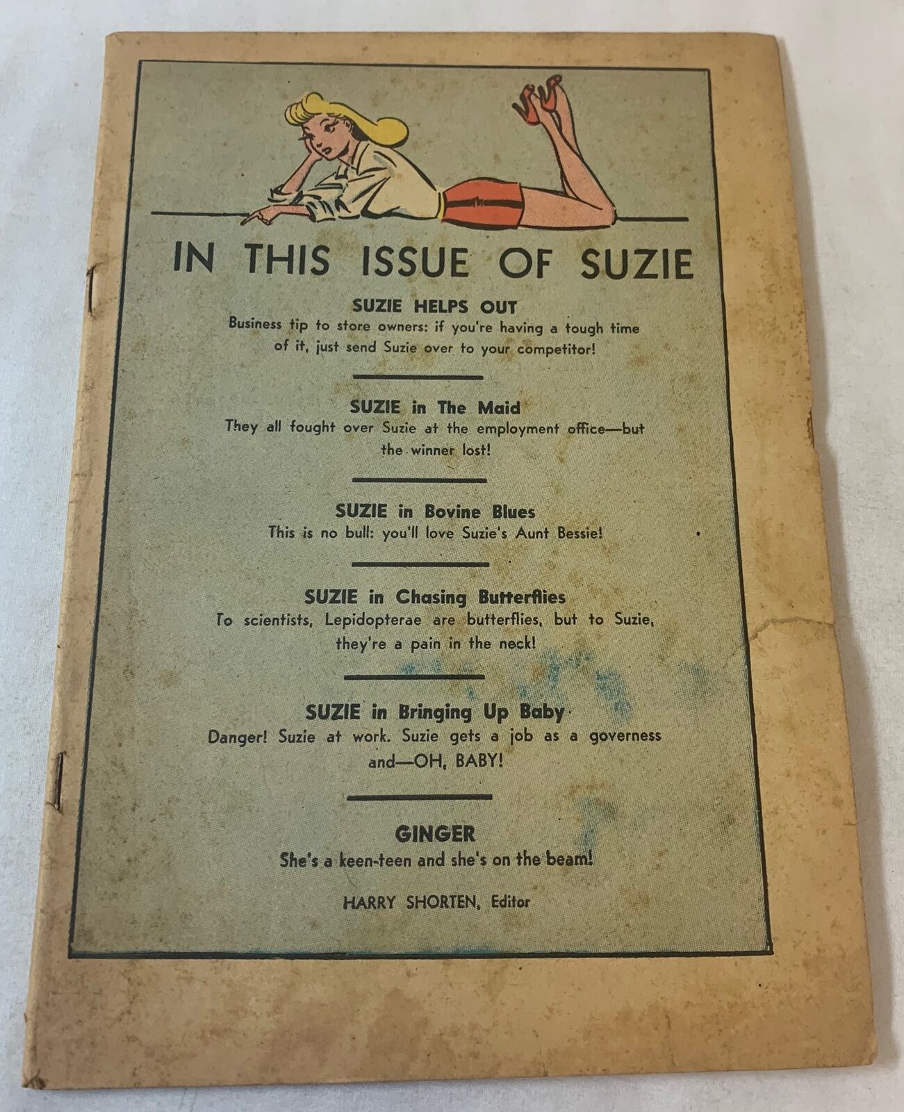 1945 Archie Comics SUZIE #51 ~ coverless