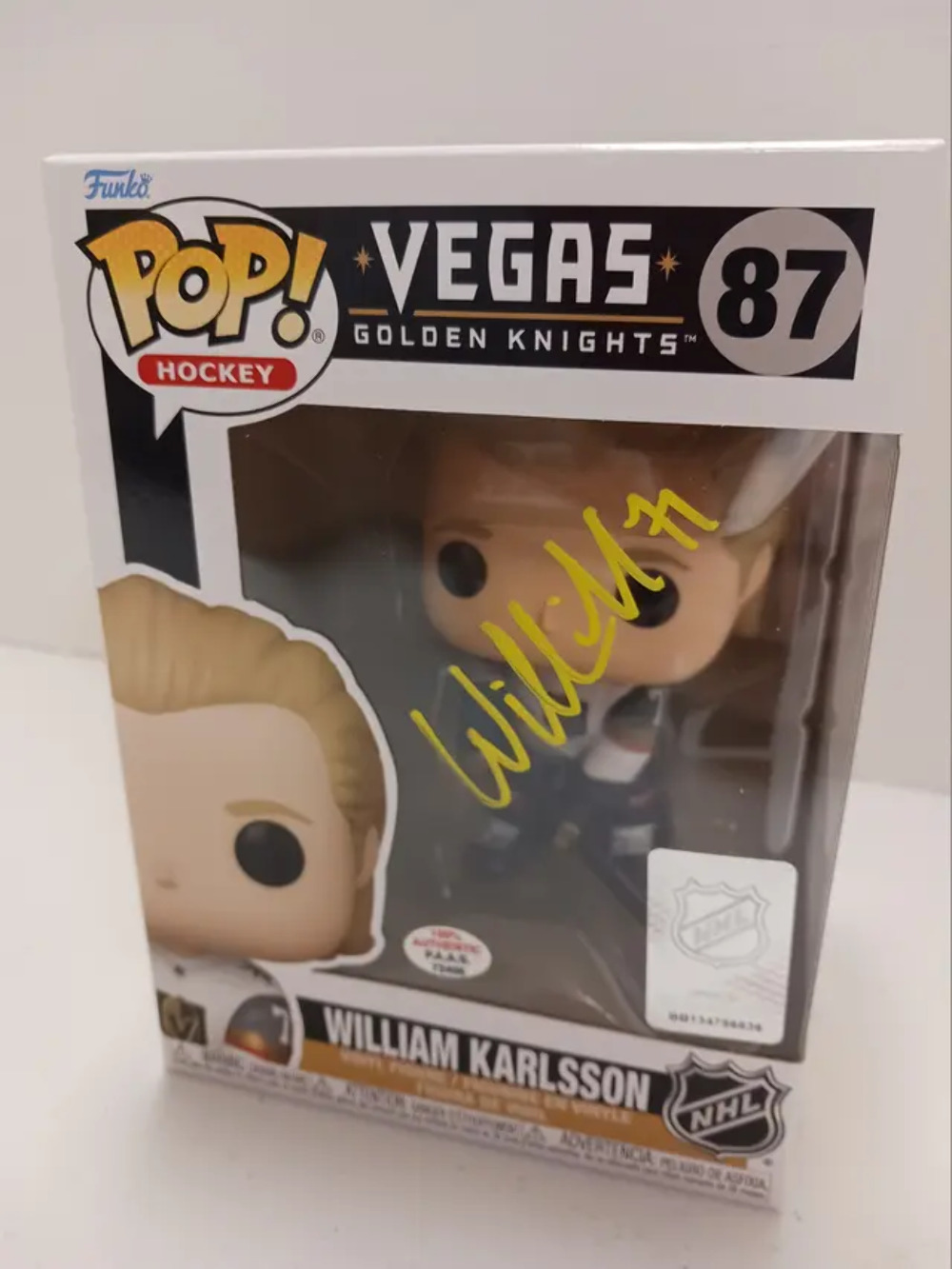 William Karlsson of the Vegas Golden Knights signed autographed Funko Pop Figure