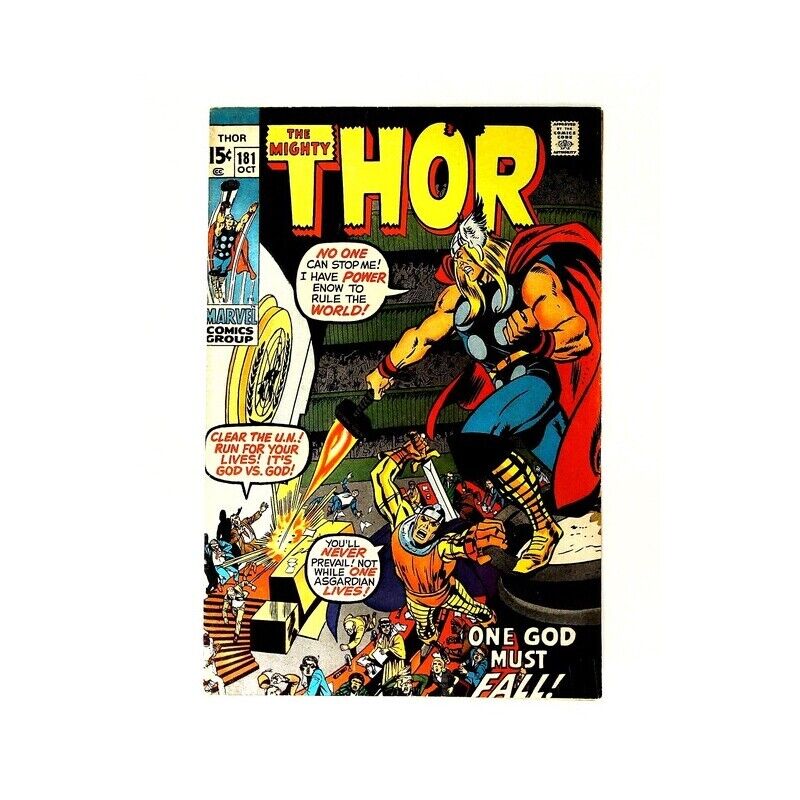 Thor (1966 series) #181 in Fine + condition. Marvel comics [w\\