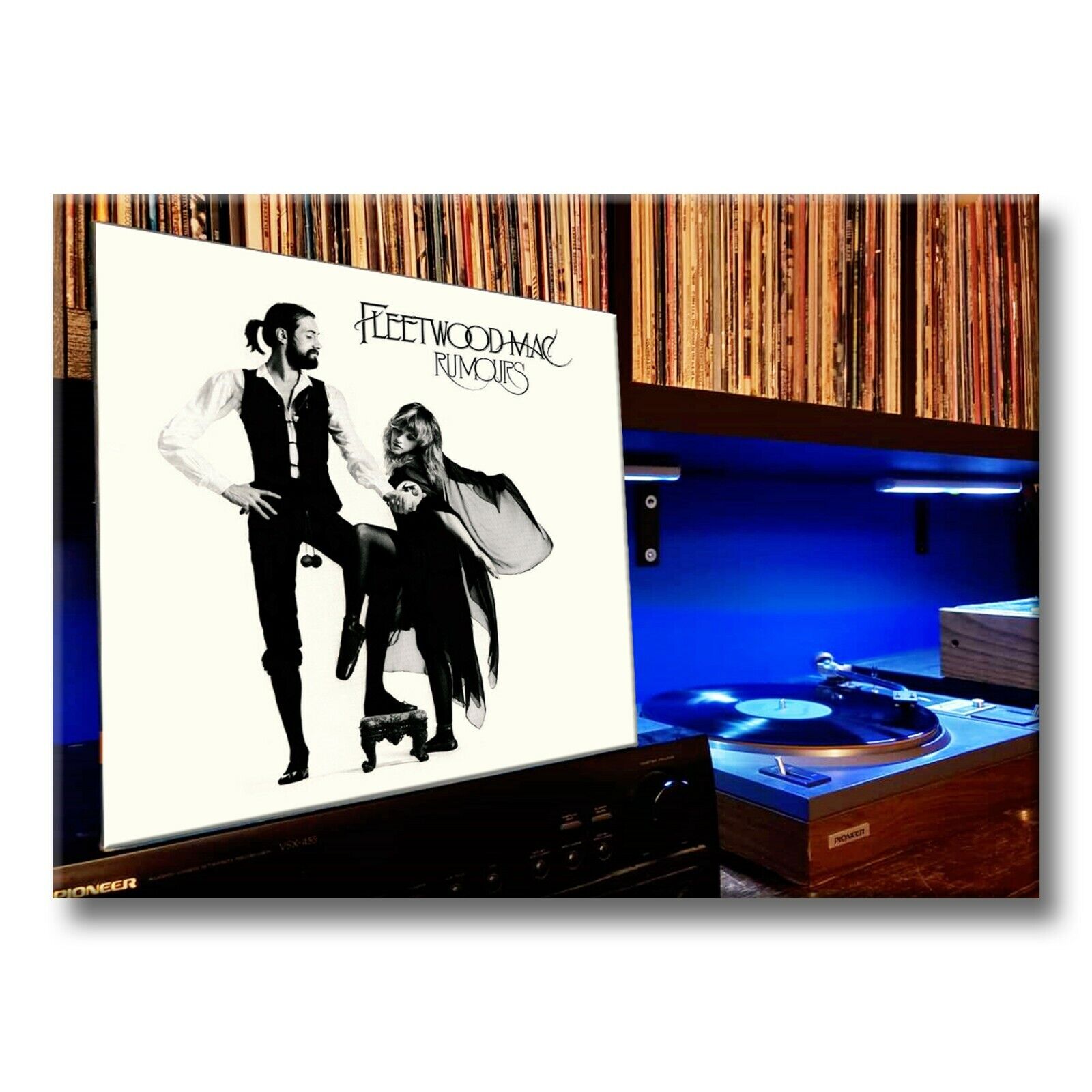 FLEETWOOD MAC Rumors Classic Album 3.5 inches x 2.5 inches FRIDGE MAGNET