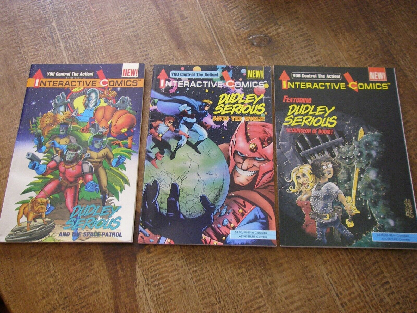 Interactive Comics lot of 3 Dudley Serious prestige comics,Dave Cooper vf/vf/fn+