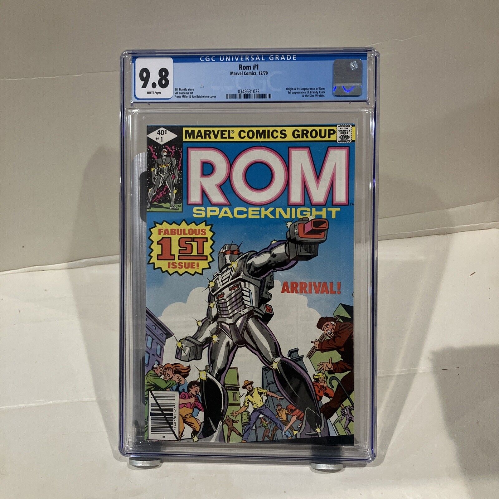 ROM SPACEKNIGHT 1 CGC 9.8 White Pages 1st appearance & Origen 1979 Marvel