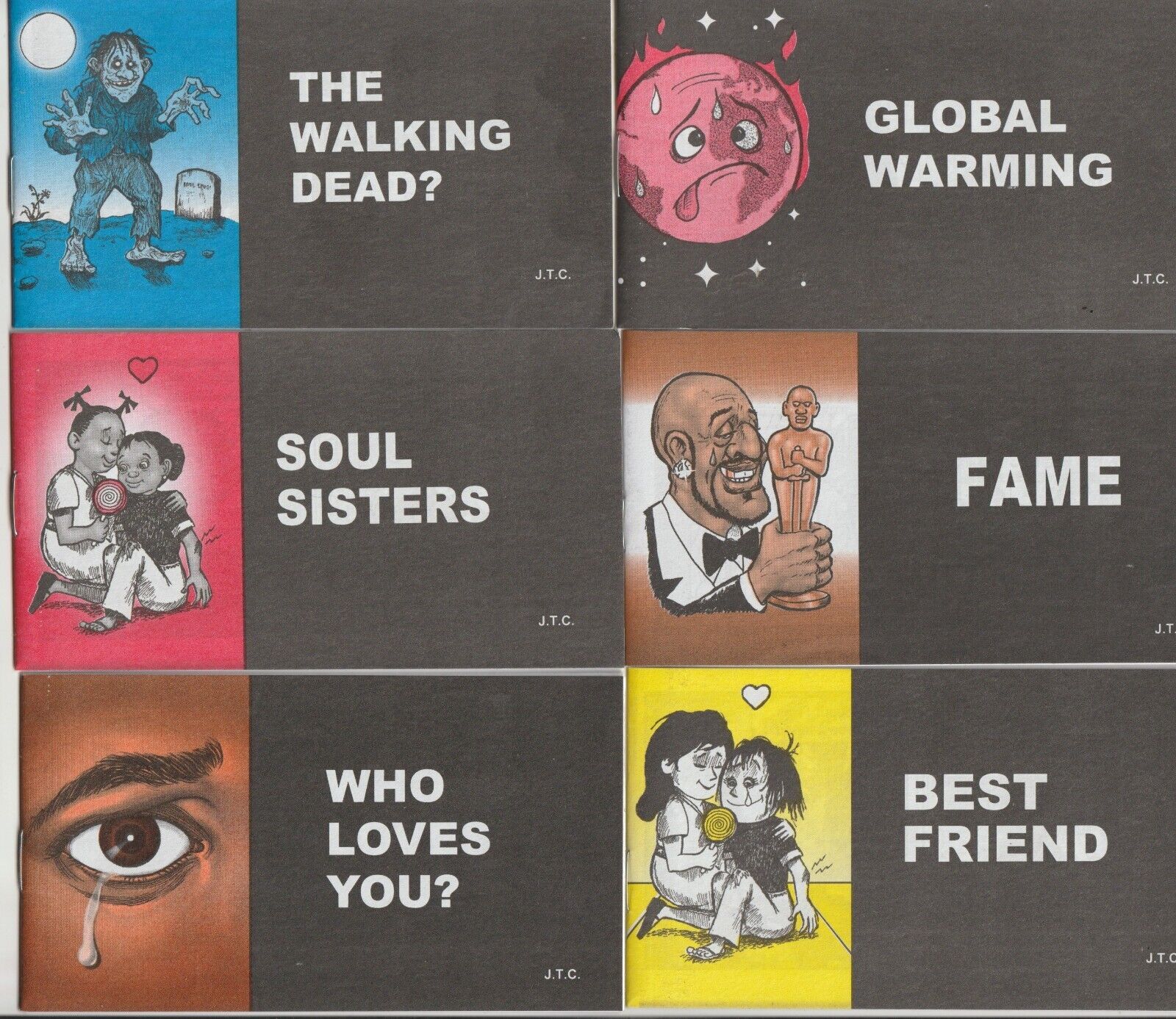 THE WALKING DEAD?, GLOBAL WARMING  10 Chick Bible tracts sent 1st class from OK