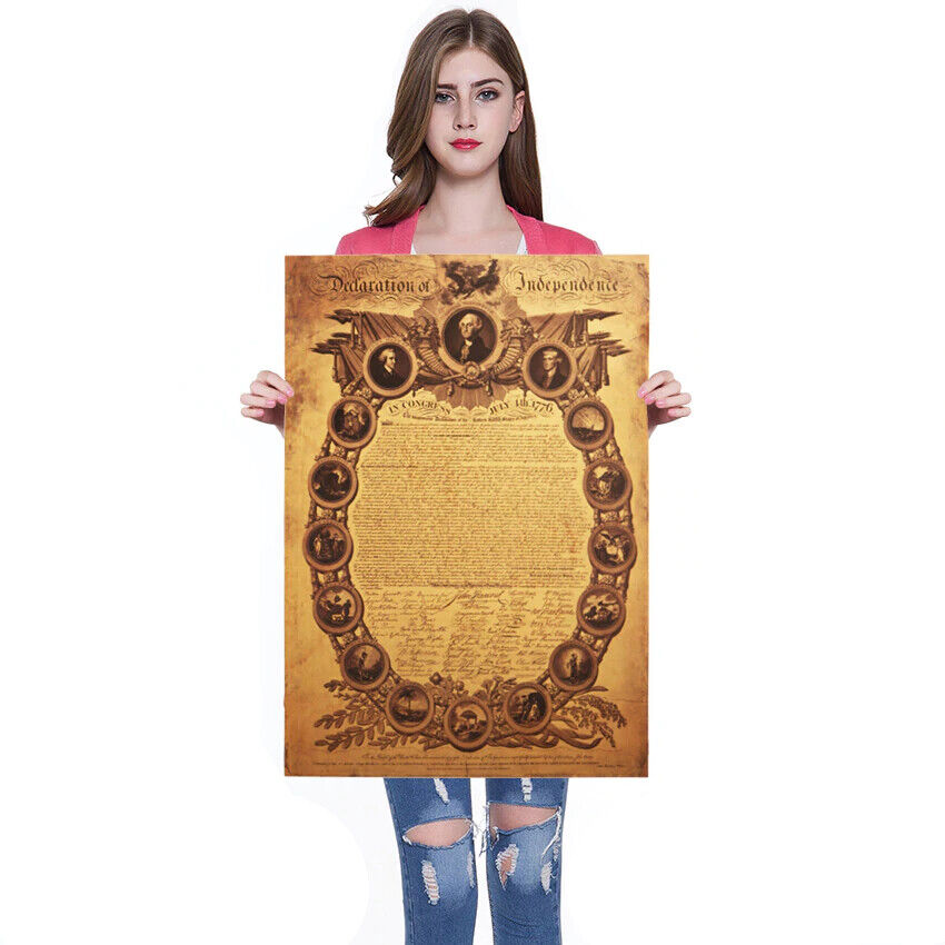 Declaration of Independence America Poster Replica Large US history
