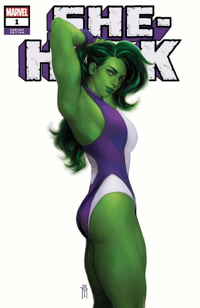 SHE-HULK #1 (MIGUEL MERCADO EXCLUSIVE VARIANT)(2022) COMIC BOOK ~ Marvel