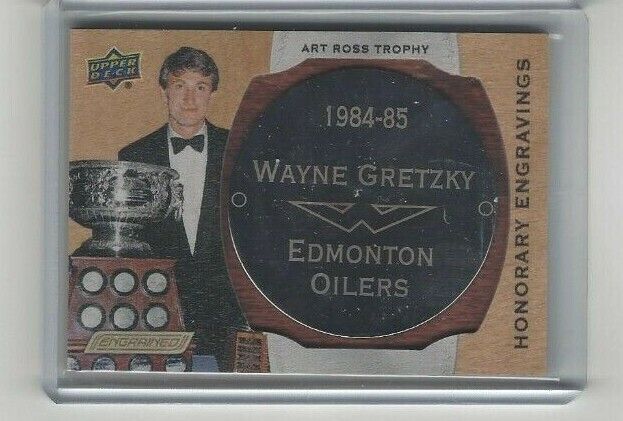 2019-20 Upper Deck Engrained Honorary Engravings #HEAR85 Wayne Gretzky 2/100