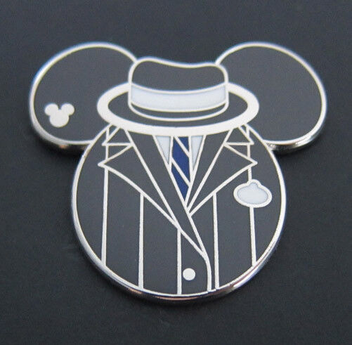 Disney Pins Gangster Great Movie Ride Hidden Mickey Cast Costume Completer Pin