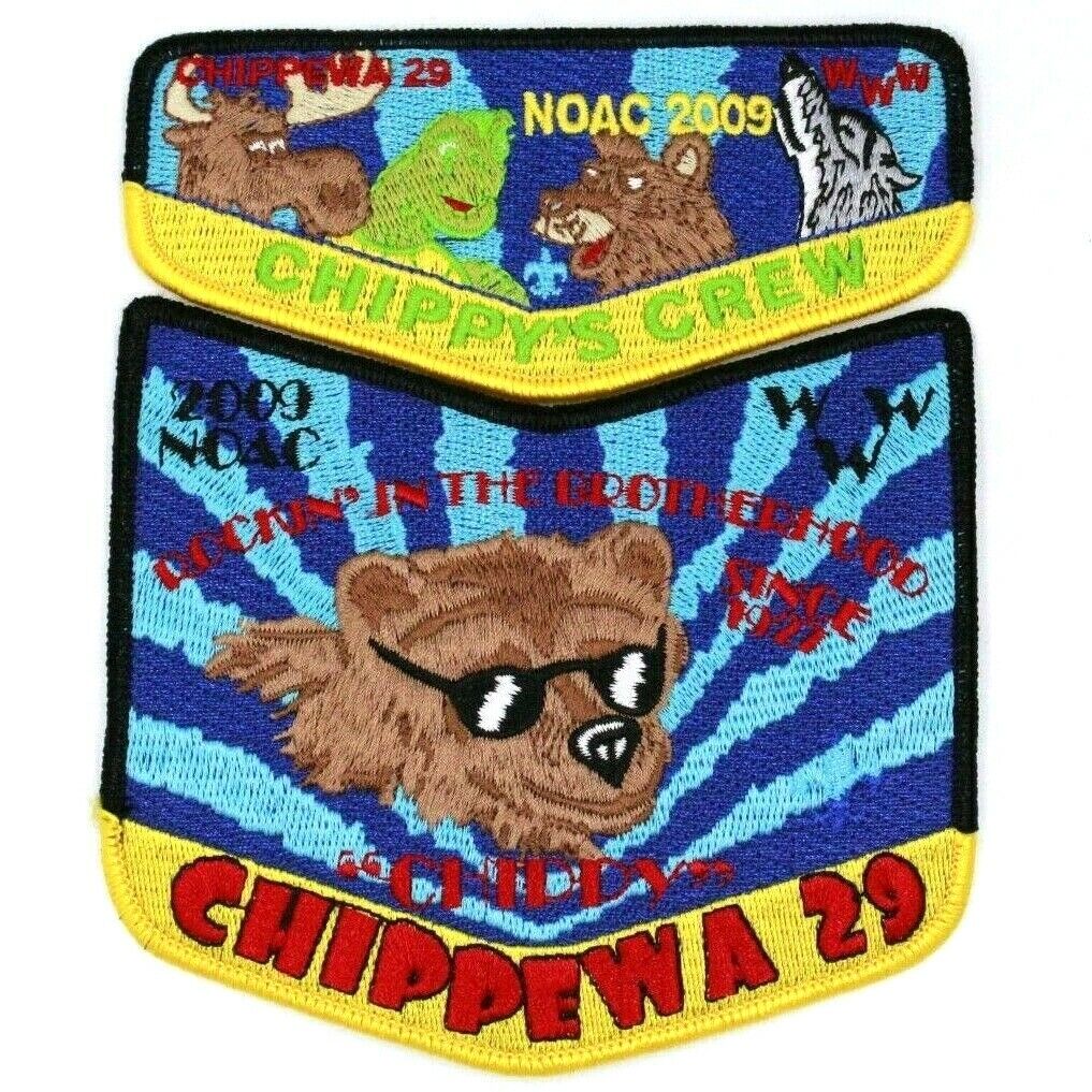 2009 NOAC Chippy\'s Crew Chippewa Lodge 29 Clinton Valley Council Patch OA BSA MI