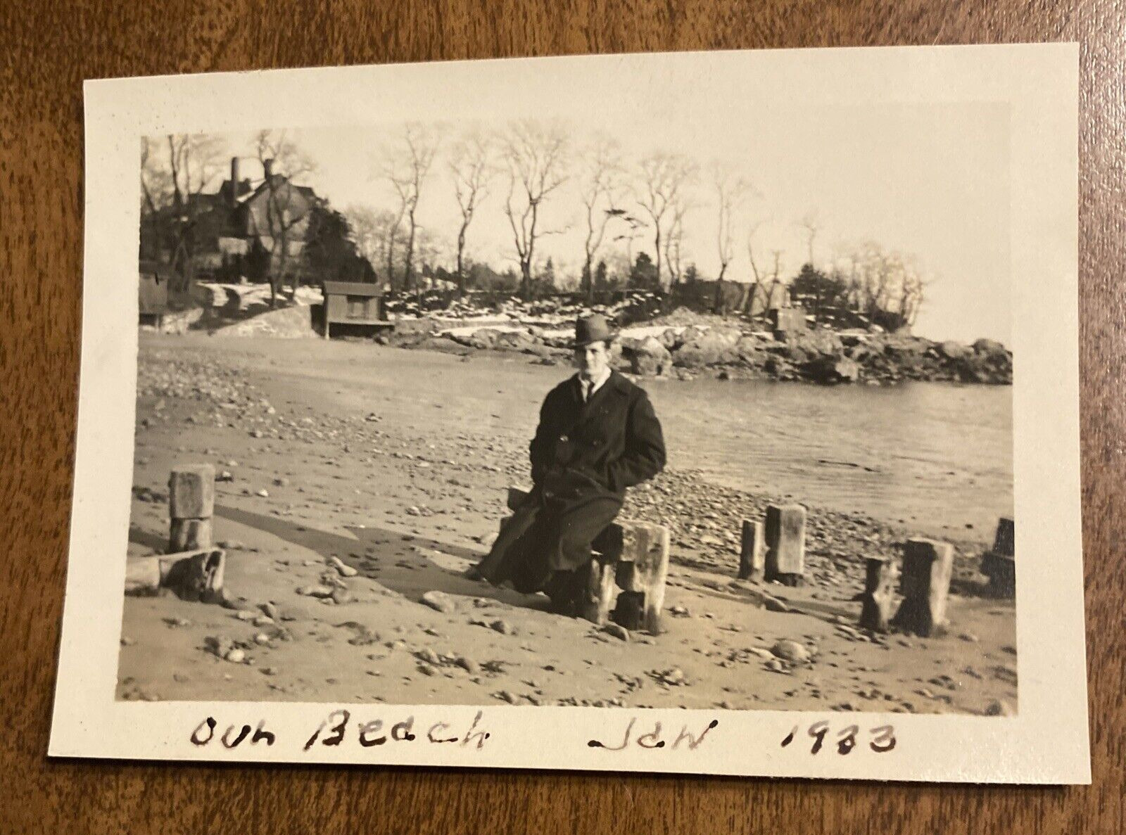 1933 Singing Beach Manchester-by-the-sea Massachusetts Storm Damage Photo P6i4