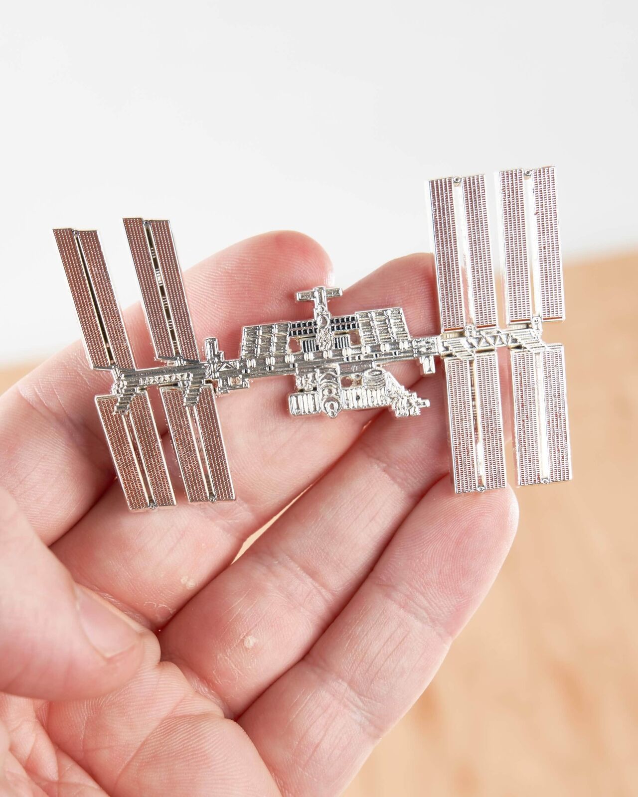 International Space Station ISS Enamel Pin gift for Aerospace Nasa Scientists