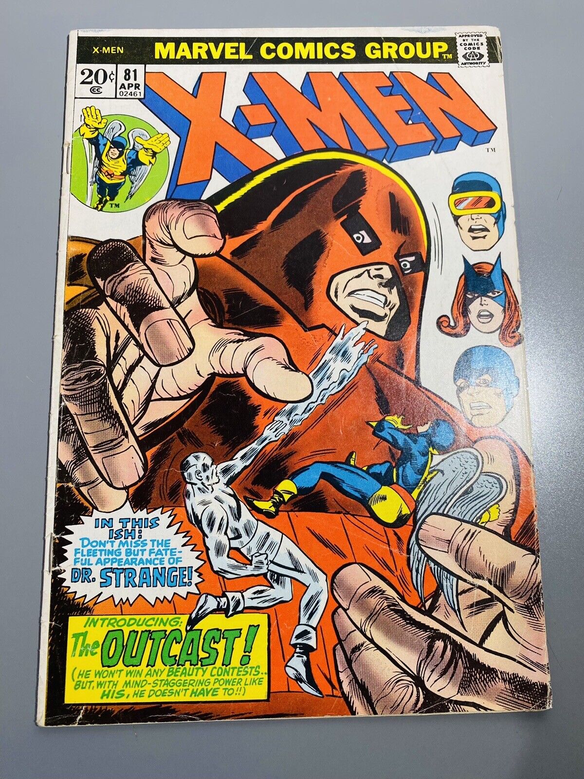 X-Men #81 (Marvel, Vol 1, 1973) Juggernaut Appearance Outcast 1st print