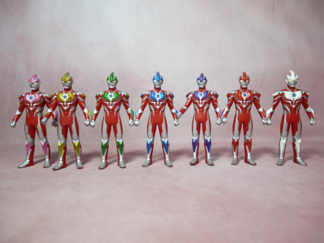 Ultraman Ginga Seven Colors Collection All 7 Pieces Limited Soft Vinyl