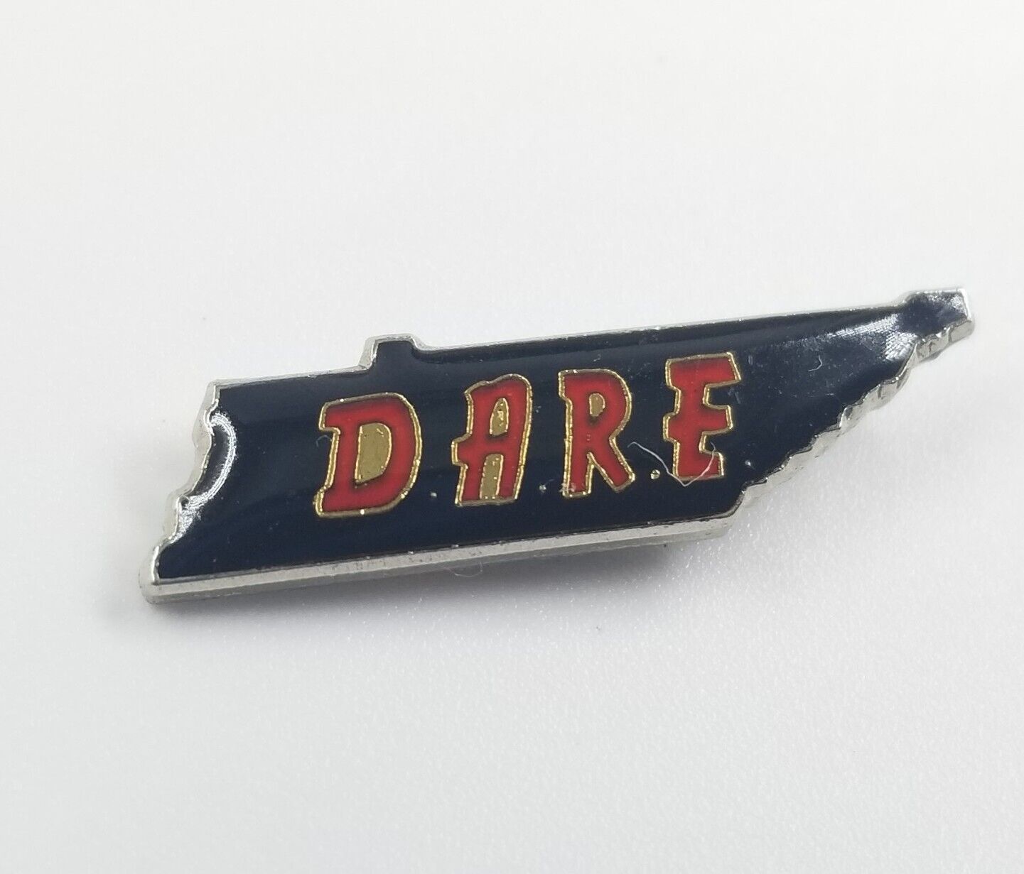 DARE Tennessee State Map Drug Abuse Resistance Education Pin Advertise Promo VTG
