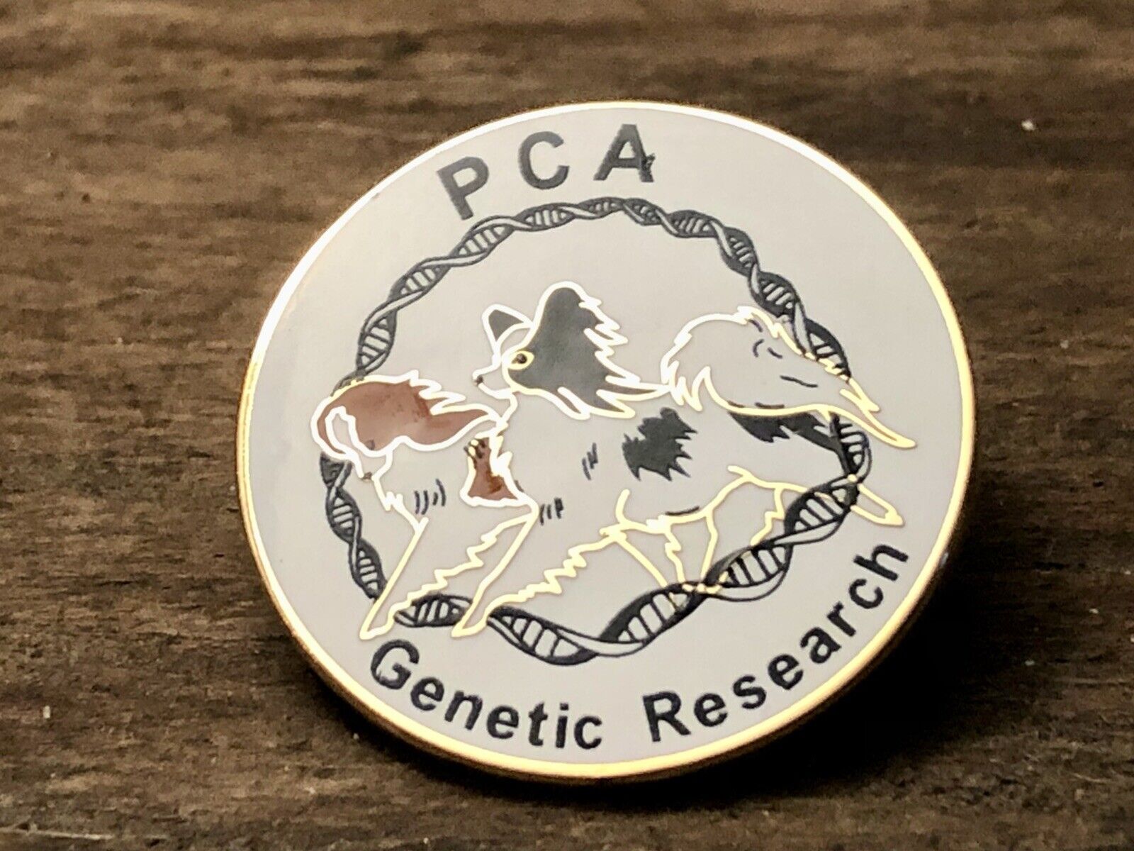 PCA Genetic Research Lapel Pin Enamel