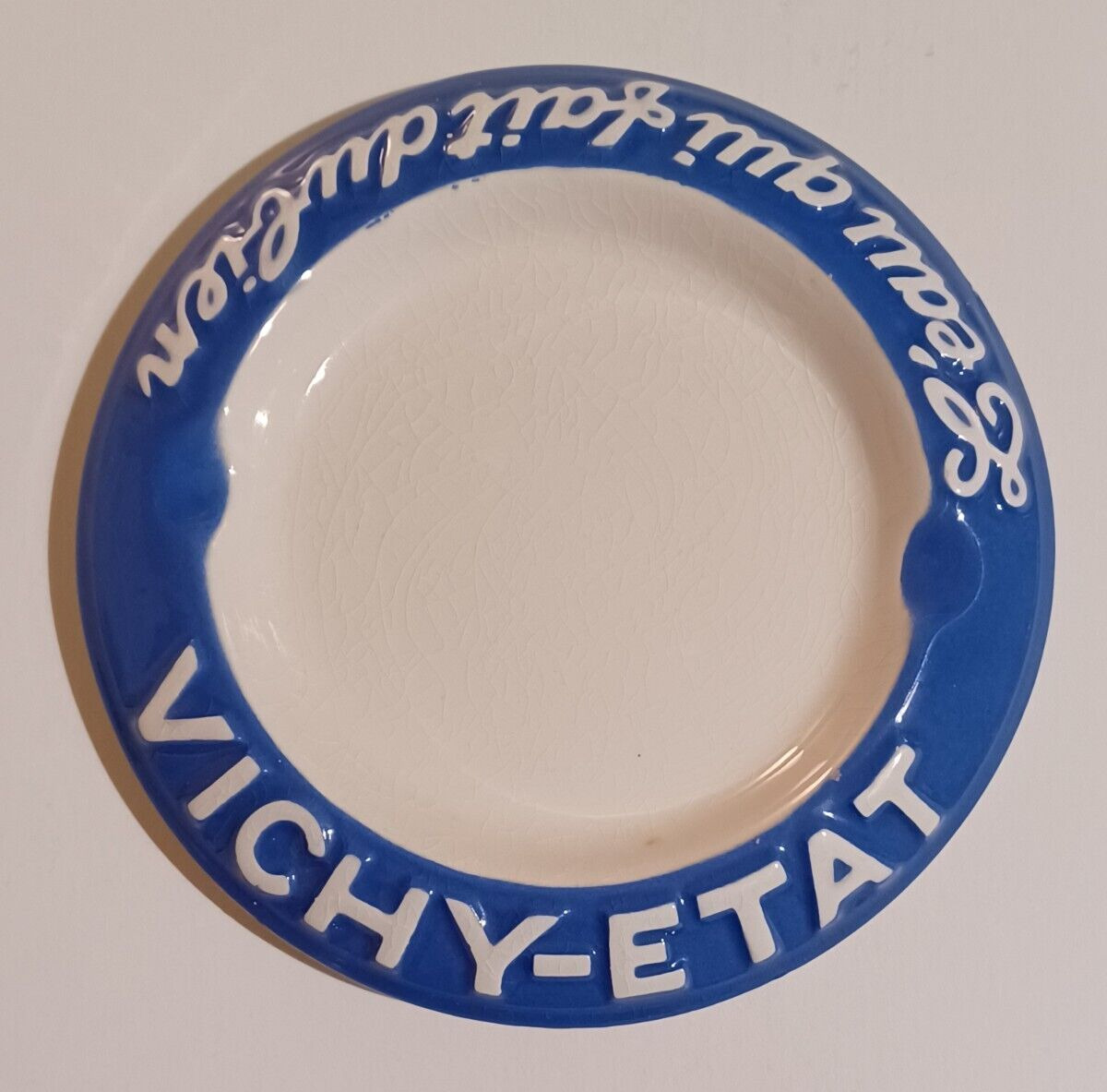 Vintage VICHY-ETAT L\'eau qui fait du bien Ashtray 5.5\