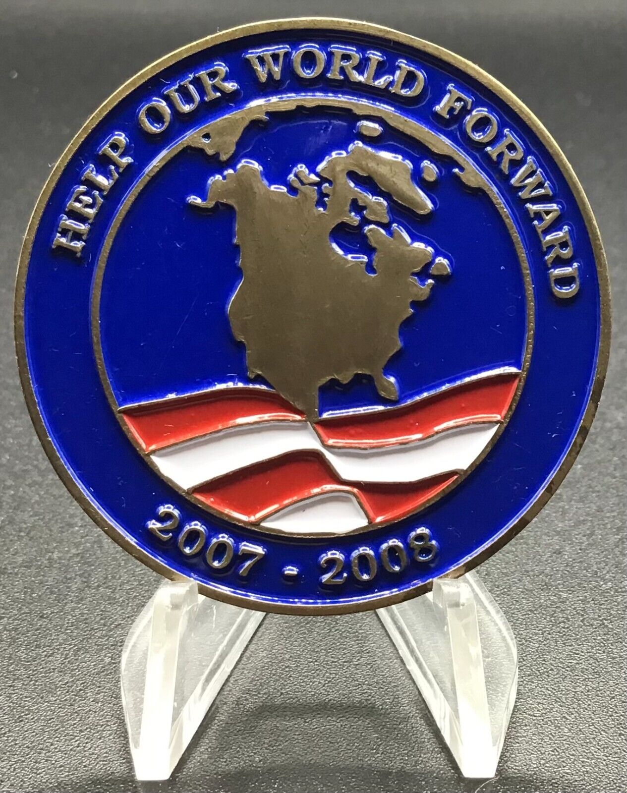 Combined Federal Campaign 2007-2008 Middle Georgia Area Eagle CFC Challenge Coin
